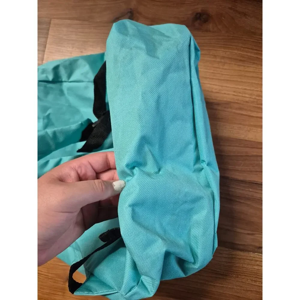 Bulktech Teal Blue Casual School Bookbag Laptop Backpack 17
